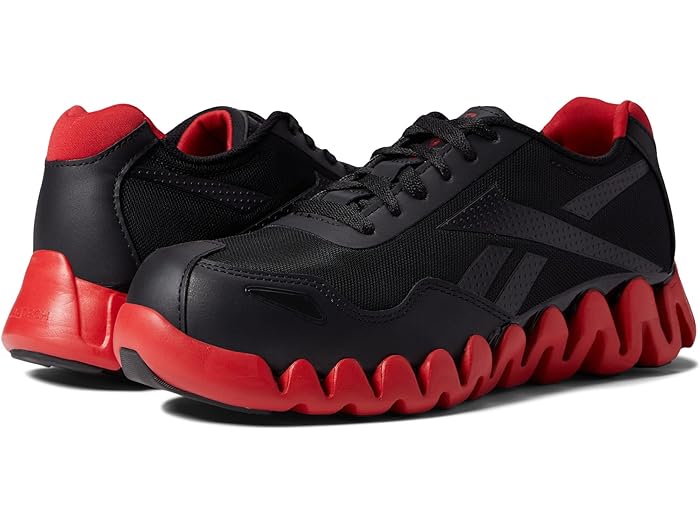 (取寄) リーボック ワーク メンズ ジグ パルス ワーク SD10 コンプ トゥ Reebok Work men Reebok Work Zig Pulse Work SD10 Comp Toe Black/Red