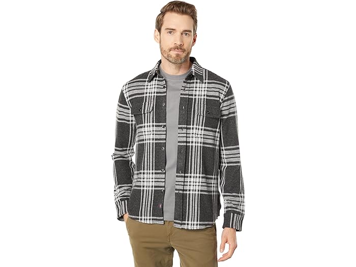 (取寄) ファリティ メンズ レジェンド セーター シャツ Faherty men Faherty Legend Sweater Shirt Charcoal Bone Plaid