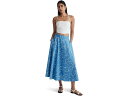 (取寄) メイドウェル レディース クラシック マキシ スカート - クリンクル ポプリン (H/U) Madewell women Madewell Classic Maxi Skirt - Crinkle Poplin (H/U) Ornamental Blue