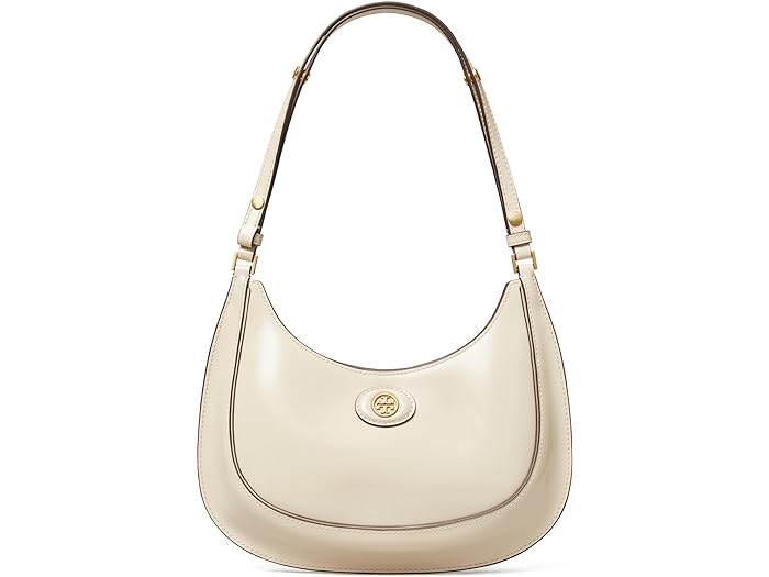 (取寄) トリーバーチ レディース ロビンソン スパッツォラート コンバーチブル クレセント バッグ Tory Burch women Tory Burch Robinson Spazzolato Convertible Crescent Bag Shea Butter