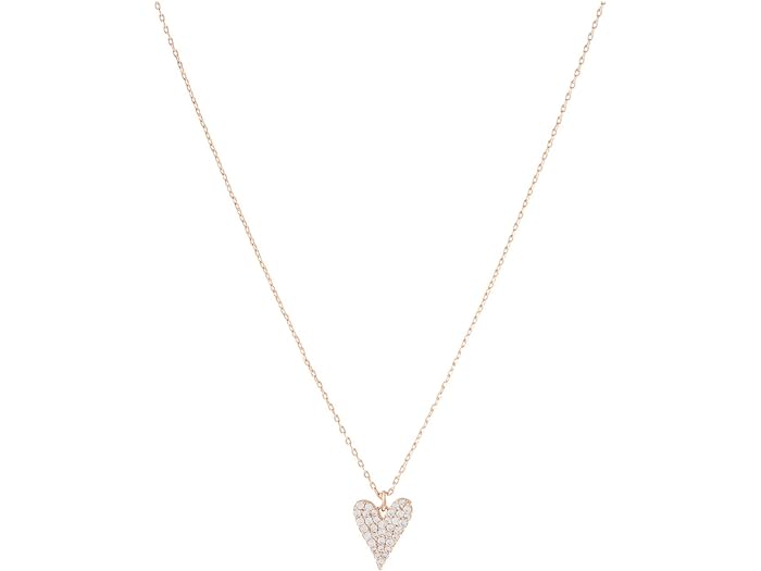 () PCgXy[h fB[X XEB[gn[g ~j y_g lbNX Kate Spade New York women Kate Spade New York Sweetheart Mini Pendant Necklace Clear/Rose Gold