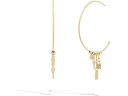 () R[` fB[X ACRjbN `[ t[v COX COACH women COACH Iconic Charm Hoop Earrings Gold