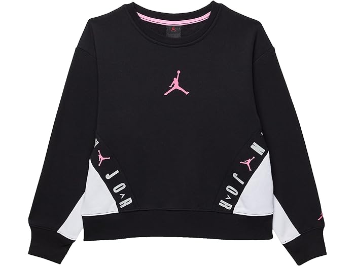 (取寄) ジョーダンキッズ ガールズ ホリディ シャイン グリッター クルー スウェットシャツ (リトル キッズ/ビッグ キッズ) Jordan Kids girls Jordan Kids Holiday Shine Glitter Crew Sweatshirt (Little Kids/Big Kids) Black