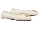 トリーバーチ (取寄) トリーバーチ レディース クレア バレエ Tory Burch women Tory Burch Claire Ballet New Ivory/Silver/Gold