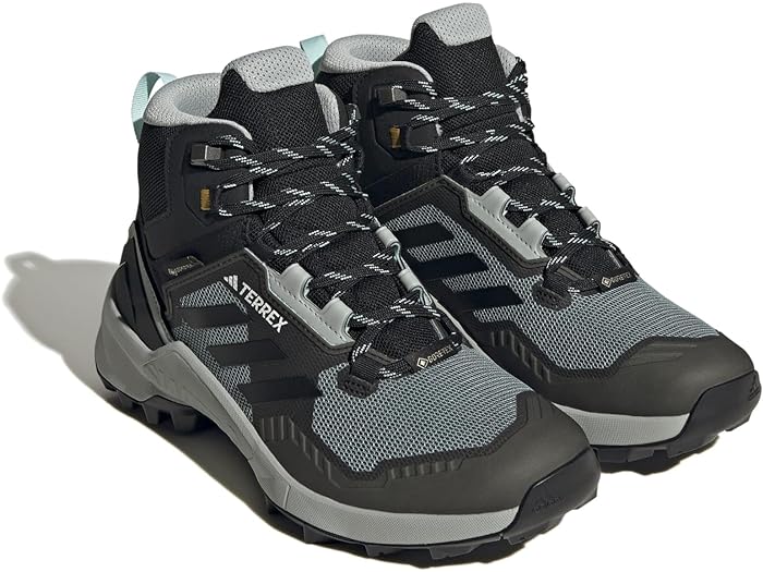 (取寄) アディダス アウトドア レディース テレックス スウィフト R3 ミッド GTX adidas Outdoor women adidas Outdoor Terrex Swift R3 Mid GTX Semi Flash Aqua/Core Black/Wonder Beige