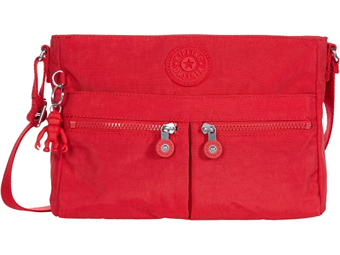 (取寄) キプリング レディース ニュー アンジー クロスボディ バッグ Kipling women New Angie Crossbody Bag Red Rouge