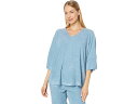 (取寄) N バイ ナトリ レディース テリー ラウンジ トップ N by Natori women N by Natori Terry Lounge Top Spa Blue