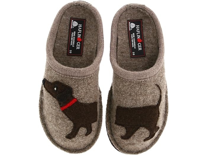 (取寄) ハフリンガー レディース ドギー スリッパ Haflinger women Haflinger Doggy Slipper Beige