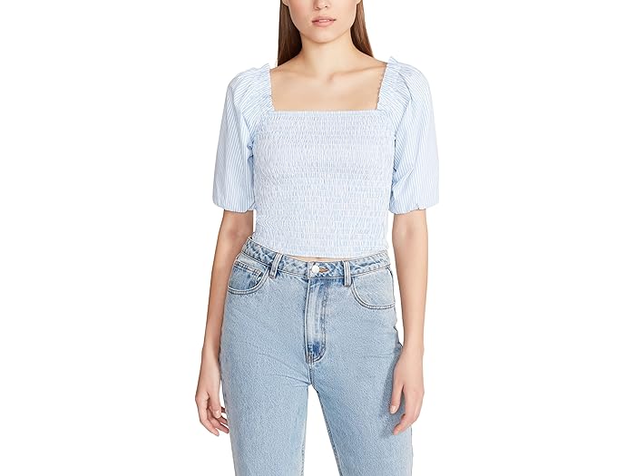 () ƥ֥ޥǥ ǥ  ȥå Steve Madden women Steve Madden Susana Top Blue