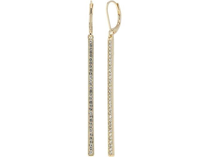 (取寄) ローレン ラルフローレン レディース パヴェ リニア イヤリングス LAUREN Ralph Lauren women LAUREN Ralph Lauren Pave Linear Earrings Gold/Crystal