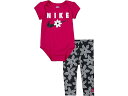 (取寄) ナイキ キッズ ガールズ デイジー ボディスーツ アンド レギングス セット (インファント) Nike Kids girls Nike Kids Daisy Bodysuit and Leggings Set (Infant) Black