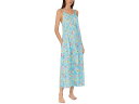 () [ t[ fB[X _u Xgbv }LV KE LAUREN Ralph Lauren women LAUREN Ralph Lauren Double Strap Maxi Gown Aqua Floral