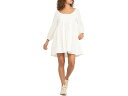 (取寄) サンクチュアリ レディース サマー スイング ドレス イン ガーゼ ウィズ クローシェ Sanctuary women Sanctuary Summer Swing Dress in Gauze with Crochet White