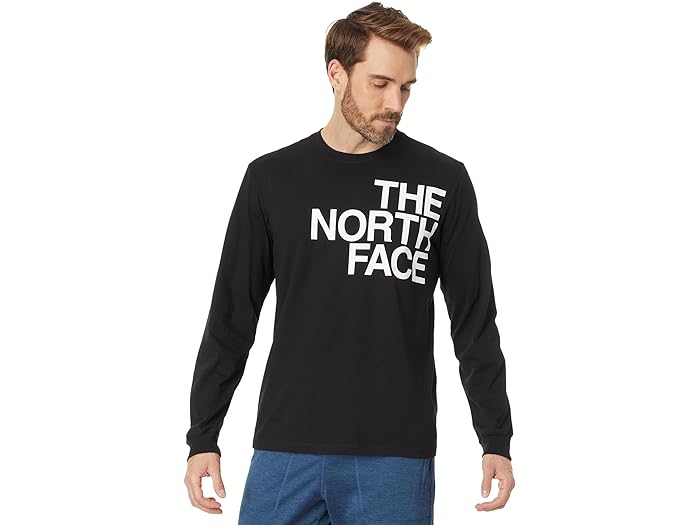 ザ・ノース・フェイス ポロシャツ メンズ (取寄) ノースフェイス メンズ 長袖 ブランド プラウド Tシャツ The North Face Men Long Sleeve Brand Proud Tee TNF Black/TNF White