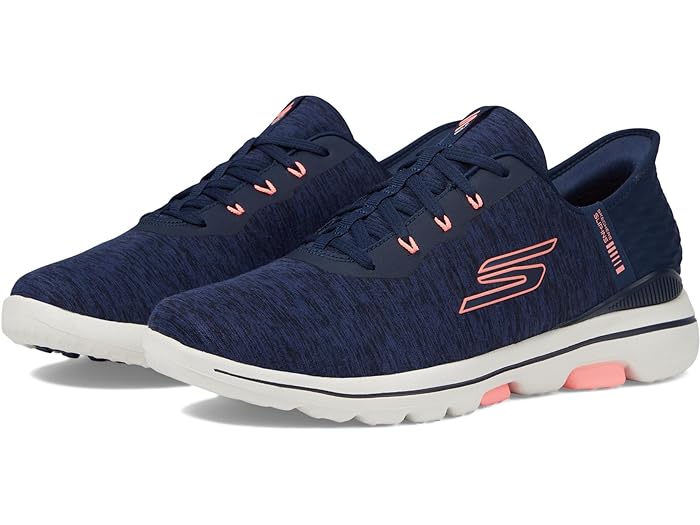 (取寄) スケッチャーズ スニーカー ゴルフシューズ レディース ゴー ウォーク 5 ハンズ フリー スリップインズ Skechers GO GOLF women Skechers GO GOLF Go Golf Walk 5 Hands Free Slip-Ins Navy/Pink その1