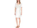 (取寄) マイケルコース レディース ピティート レース フォー ラップ ミニ ドレス MICHAEL Michael Kors women MICHAEL Michael Kors Petite Lace Faux Wrap Mini Dress White