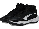 (取寄) プーマ キッズ キッズ プレイメーカー プロ ミッド スプラッター (ビッグ キッド) PUMA Kids kids PUMA Kids Playmaker Pro Mid Splatter (Big Kid) Puma Black/Puma White