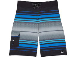 (取寄) ビラボン キッズ ボーイズ オール デイ ストライプ プロ ボードショーツ (ビッグ キッズ) Billabong Kids boys Billabong Kids All Day Stripe Pro Boardshorts (Big Kids) Black