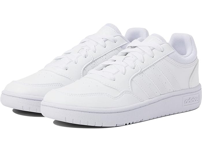 () AfB_X LbY LbY t[vX 3.0 (g Lbh/rbO Lbh) adidas Kids kids adidas Kids Hoops 3.0 (Little Kid/Big Kid) White/White/White