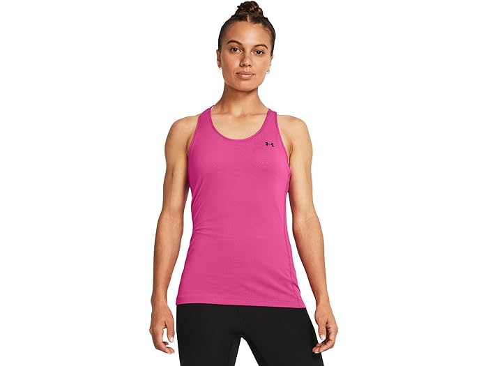 () A_[A[}[ fB[X Ua q[gMA A[}[ [U[ ^N Under Armour women Under Armour UA HeatGear Armour Racer Tank Astro Pink/Black