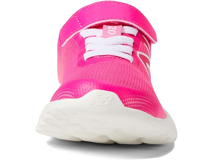 (取寄) ニューバランス スニーカー キッズ ガールズ 520v8 バンジー レース シューズ 靴 New Balance Kids girls 520v8 Bungee Lace (Little Kid) Hi-Pink/White 3