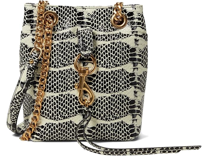 楽天ジェットラグ楽天市場店（取寄） レベッカミンコフ レディース エディ ミニ バケット Rebecca Minkoff women Rebecca Minkoff Edie Mini Bucket Black/White