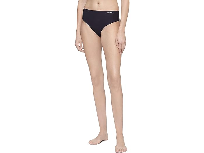 (取寄) カルバンクライン レディース ウィメンズ インビジブルズ ハイウェスト トング パンティ Calvin Klein women Calvin Klein Women's Invisibles High-Waist Thong Panty Black