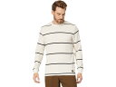 () [J Y fC Vtg XgCv O X[u T[} RVCA men RVCA Day Shift Stripe Long Sleeve Thermal Oatmeal