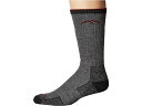 (取寄) ダーンタフバーモント メンズ ハイカー メリノ ウール ブーツ ソックス クッション Darn Tough Vermont men Hiker Merino Wool Boot Socks Cushion Charcoal(4)