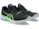 (取寄) アシックス メンズ スカイ エリート FF 2 バレーボール シューズ ASICS men ASICS Sky Elite FF 2 Volleyball Shoe Black/Lime Burst