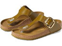 ギゼ (取寄) ビルケンシュトック レディース ギゼ ビッグ バックル ハイ シャイン Birkenstock women Birkenstock Gizeh Big Buckle High Shine High Shine Mud Green Leather