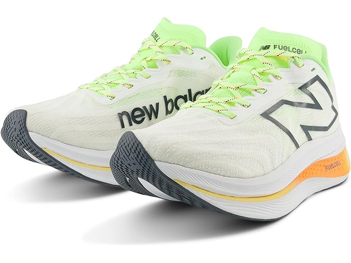 (取寄) ニューバランス メンズ フューエルセル スーパーコンプ トレーナー V2 New Balance men New Balance FuelCell SuperComp Trainer v2 White/Bleached Lime Gloのサムネイル