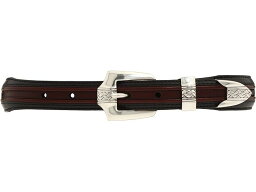 (取寄) ブライトン メンズ ピノン ヒルズ インレイ レース ベルト Brighton men Brighton Pinon Hills Inlay Lace Belt Black/Brown