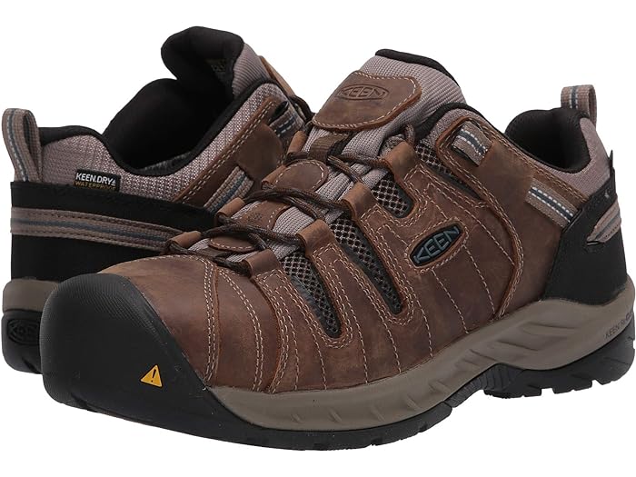 ■商品詳細■ブランドKEEN Utility キーン ユーティリティ■商品名KEEN Utility Flint II Waterproof (Steel Toe)フリント リ ウォータープルーフ (スチール トゥ)■商品状態新品未使用・並行輸入品■色Cascade Brown/Orion Blue■詳細KEENユーティリティフリントIIウォータープルーフ（スチールトゥ）ワークシューズは、優れた安全性と耐候性を備えた最新のスタイル、長期的なサポートのためのKEEN.ReGENクッション、優れた安定性のための滑りにくいアウトソールです。-スタイル番号：1023236（カスケードブラウン/オリオンブルー）。-ASTMF2412-17およびF2413-17I/ 75 C / 75、EH（電気的危険）安全基準を満たす左右非対称の鋼製安全つま先を備えた薄型作業靴。-防水レザーとメッシュアッパー。-レースアップスタイル-シェルバックヒールサポート。-アシストエントリー用のヒールプルループ。-追加された快適さのための豪華な舌と襟。-メッシュと吸湿発散性のあるテキスタイルの裏地により、より乾燥した通気性のある足の環境を実現します。-取り外し可能なメタトミカルPUフットベッドは、足元のサポートと快適さを長持ちさせます。-外部安定シャンク（ESS）は、快適なミッドフットサポートを提供します。-KEEN.ReGENミッドソールはlightweiです■備考(取寄) キーン ユーティリティ メンズ フリント リ ウォータープルーフ (スチール トゥ) KEEN Utility men KEEN Utility Flint II Waterproof (Steel Toe) Cascade Brown/Orion BlueKEEN Utility キーン ユーティリティ シューズ ブーツ スニーカー アウトドア ブランド レッキング 登山 カジュアル 大きいサイズ ビックサイズ zp-9337623