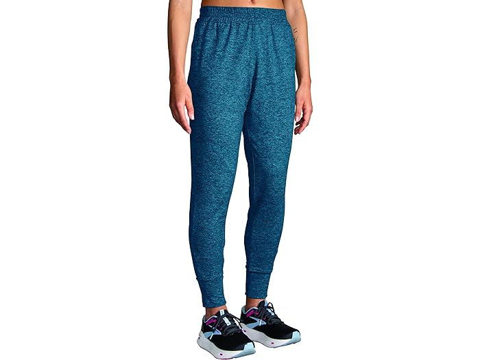 () ubNX fB[X O[ WK[Y Brooks women Brooks Luxe Joggers Heather Moroccan Blue