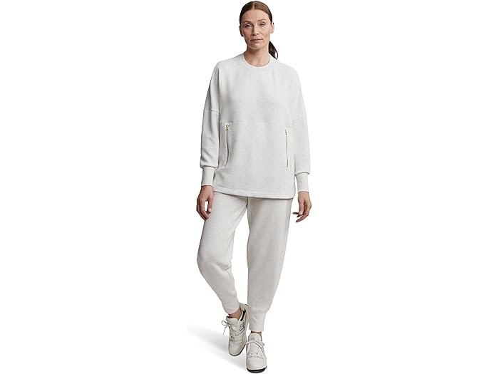 () o[[ fB[X yCW OC XEFbg Varley women Varley Paige Longline Sweat Ivory Marl