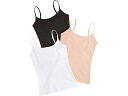 (取寄) パクト レディース オーガニック コットン シェルフ ブラ キャミソール 3-パック PACT women Organic Cotton Shelf Bra Camisole 3-Pack Favorites(4)