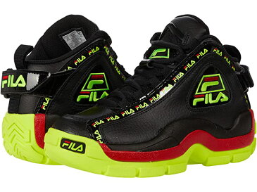 (取寄) フィラ キッズ ボーイズ グラント ヒル 2 リピート (ビッグ キッズ) Fila Kids boys Grant Hill 2 Repeat (Big Kid) Black/Safety Yellow/Fila Red