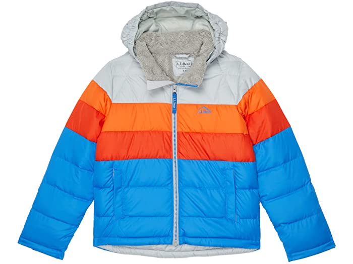 (取寄) エルエルビーン キッズ ビーンズ ダウン ジャケット カラーブロック (ビッグ キッズ) L.L.Bean kids Beans Down Jacket Color-Block (Big Kids) Cobalt Sea