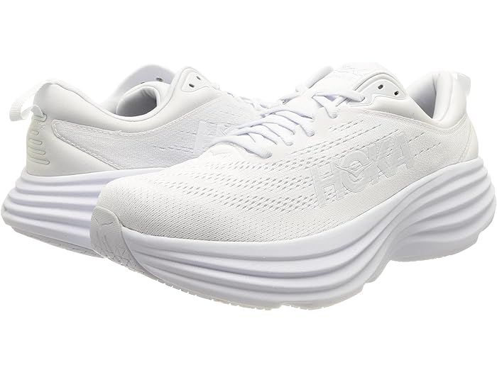 (取寄) ホカオネオネ レディース ボンダイ 8 Hoka women Hoka Bondi 8 White/White