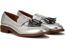 () tR Tg fB[X L E Xbv-I ^bZ [t@[Y Franco Sarto women Franco Sarto Carolynn Low Slip-On Tassel Loafers Silver Metallic
