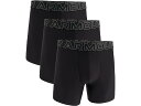 (取寄) アンダーアーマー メンズ 3-パック パフォーマンス テック ソリッド 6 ボクサー ブリーフ Under Armour men Under Armour 3-Pack Performance Tech Solid 6" Boxer Briefs Black