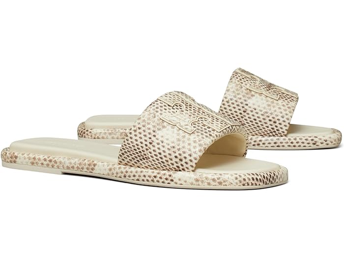 楽天ジェットラグ楽天市場店（取寄） トリーバーチ レディース ダブル T スポーツ スライド Tory Burch women Tory Burch Double T Sport Slides Smoke Roccia