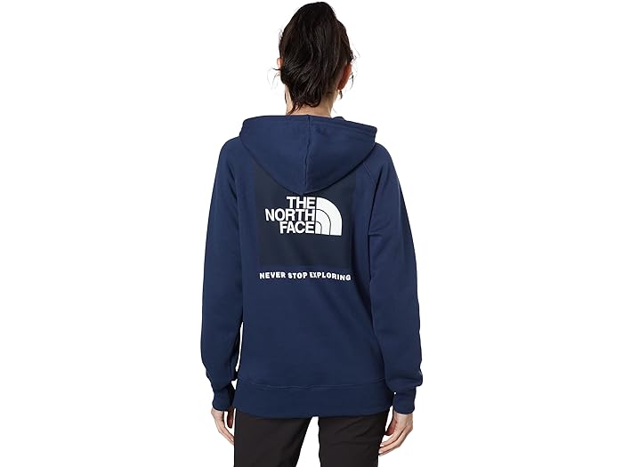 () m[XtFCX fB[X {bNX NSE vI[o[ p[J[ The North Face women The North Face Box Nse Pullover Hoodie Summit Navy/Summit Navy