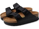(取寄) ビルケンシュトック レディース パピリオ バイ アリゾナ プラットフォーム サンダル - ビーガン Birkenstock women Papillio by Arizona Platform Sandal - Vegan Black(4)