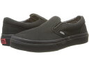 (取寄) バンズ キッズ キッズ クラシック スリッポン (リトル キッド/ビッグ キッド) Vans Kids kids Classic Slip-On (Little Kid/Big Kid) Black/Black