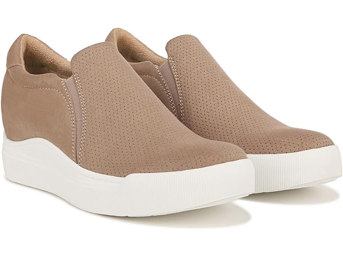 (取寄) ドクターショール レディース タイム オフ ウェッジ スニーカー Dr. Scholl's women Dr. Scholl's Time Off Wedge Sneaker Toasted Taupe Microfiber