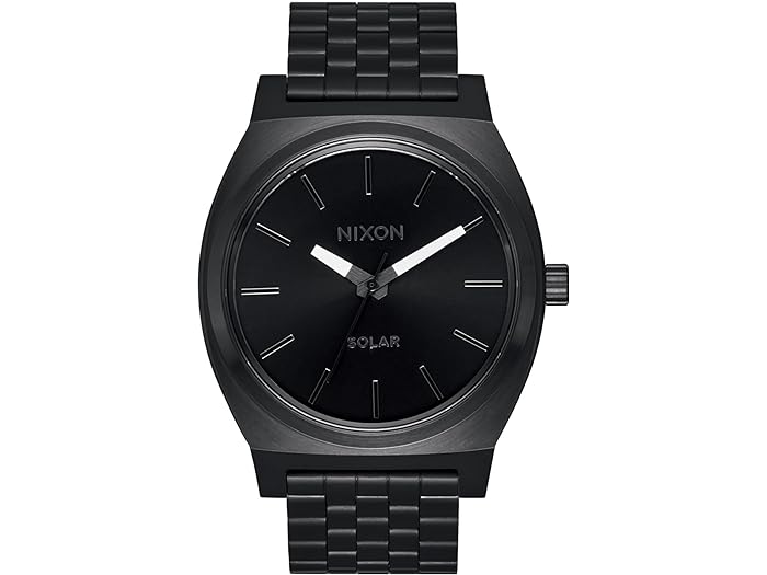 ニクソン 腕時計（メンズ） (取寄) ニクソン メンズ タイム テラー ソーラー Nixon men Nixon Time Teller Solar All Black/White