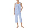 () AC[ EGXg fB[X X[uX Jv pW} Zbg Eileen West women Eileen West Sleeveless Capris Pajama Set Ocean Stripe