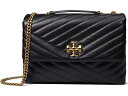 (取寄) トリーバーチ レディース キラ シェブロン コンバーチブル ショルダー バッグ Tory Burch women Tory Burch Kira Chevron Convertible Shoulder Bag Black